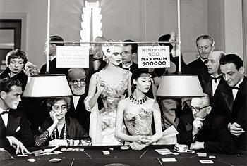 177. Richard Avedon, "Sunny Harnett and Alla evening dresses by Balmain, Casino, Le Touquet August 1954".