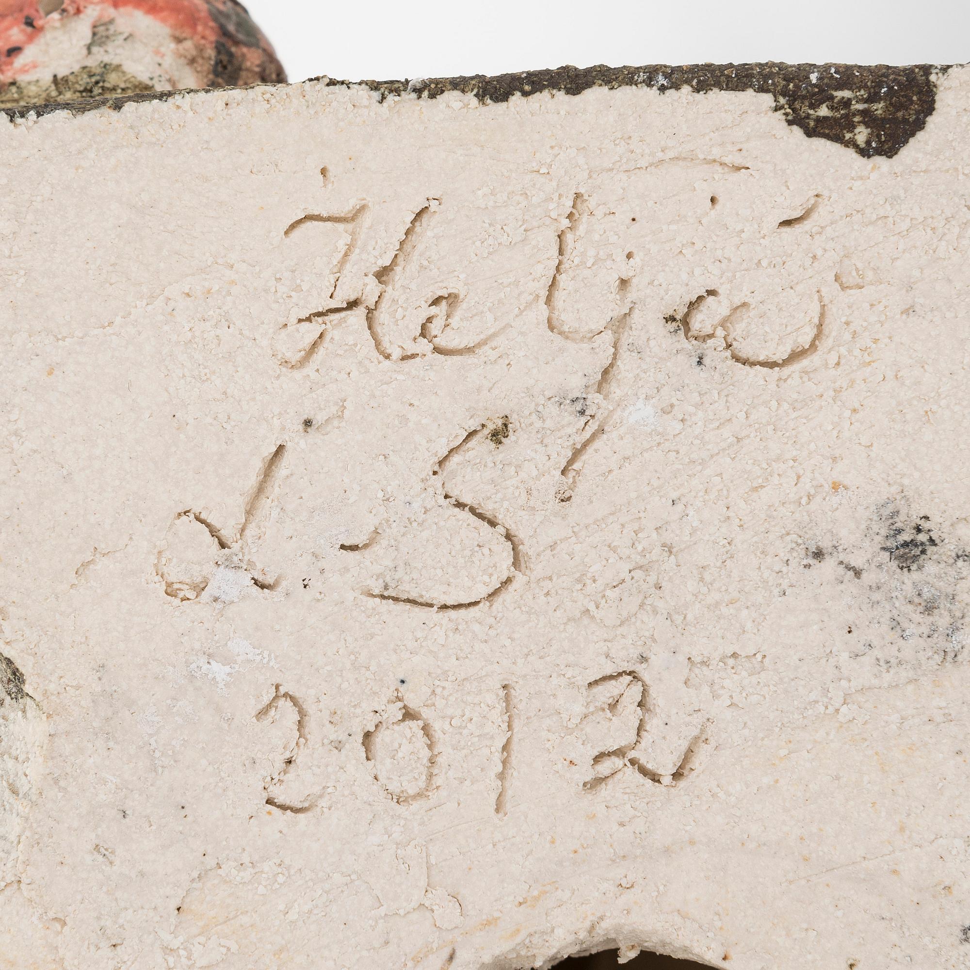 Heljä Liukko-Sundström, A unique sculpture, signed 2012.
