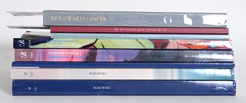 BUKOWSKIS 100 ÅR, 1870 - 1970, Jubileums utgåva, Rotogravyr, Stockholm 1970, 3 st samt auktionskataloger, 10 st.