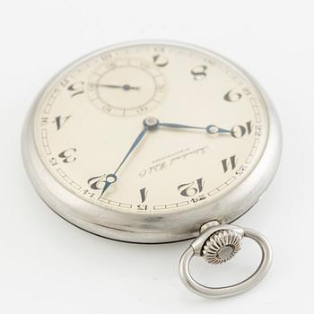 International Watch Co, pocket watch, "steel case", 50 mm.