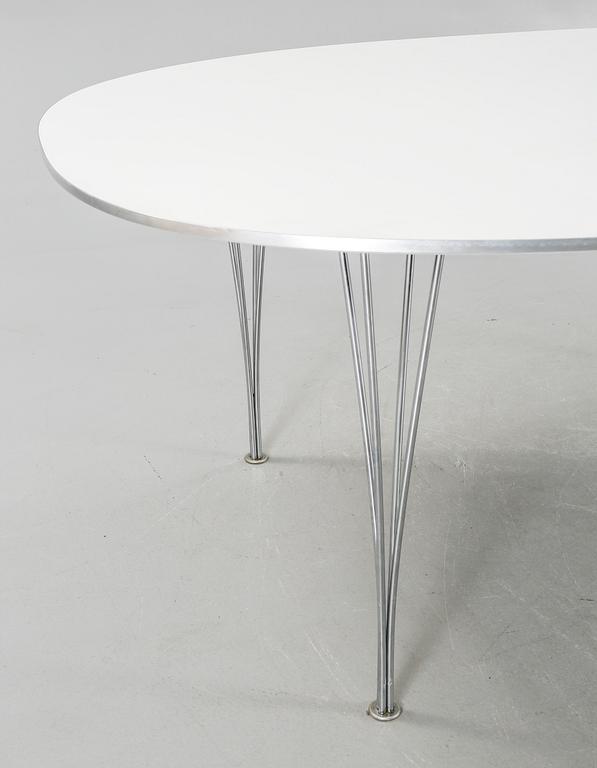 BRUNO MATHSSON & PIET HEIN, bord, "Superellips", Fritz Hansen, 1987.