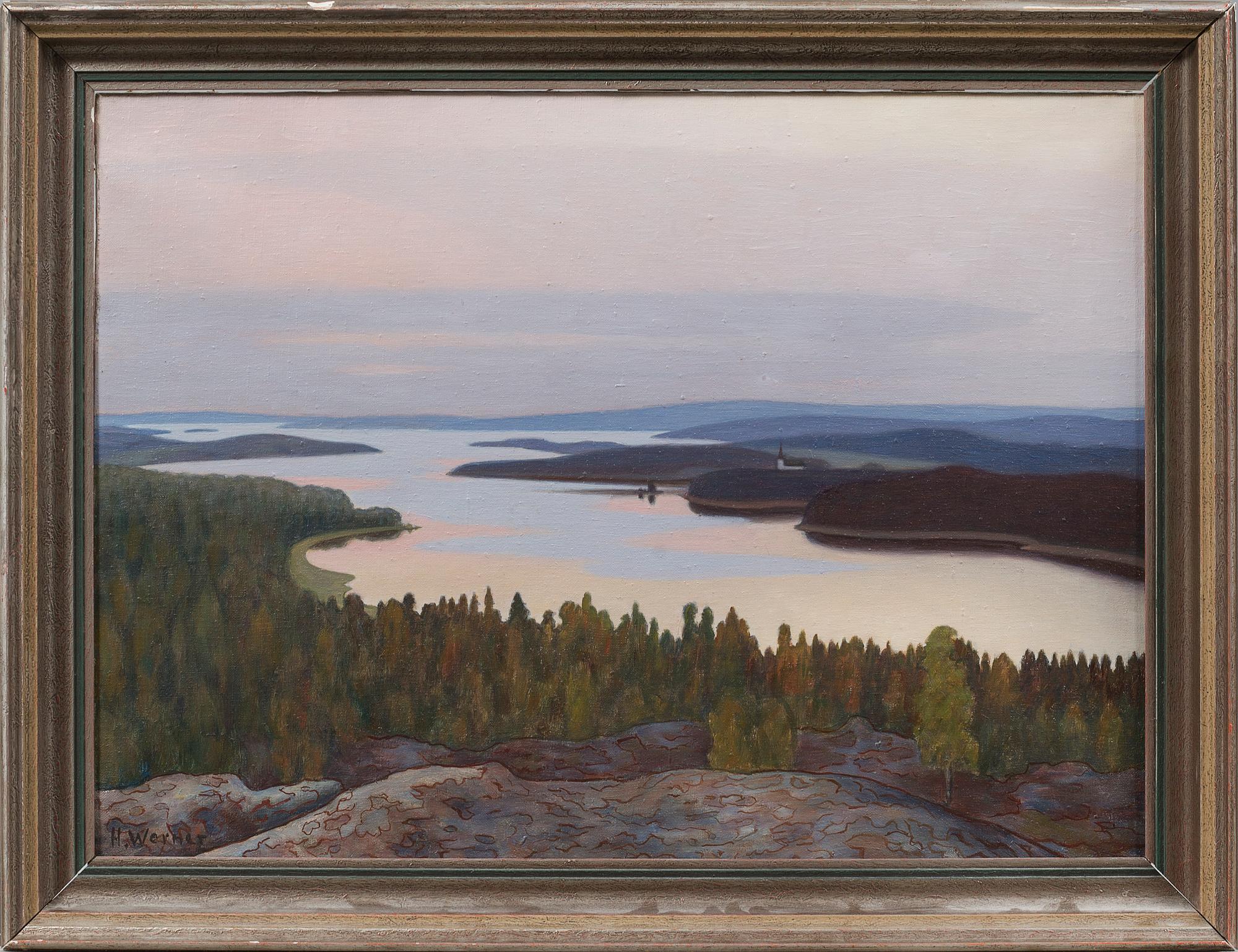 oil on canvas, signed.