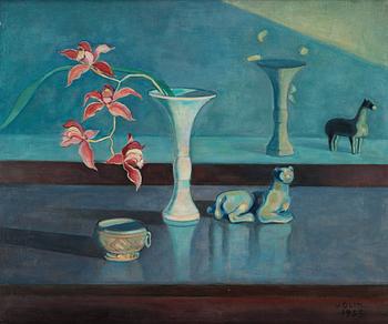 590. Einar Jolin, Still life with lilies.