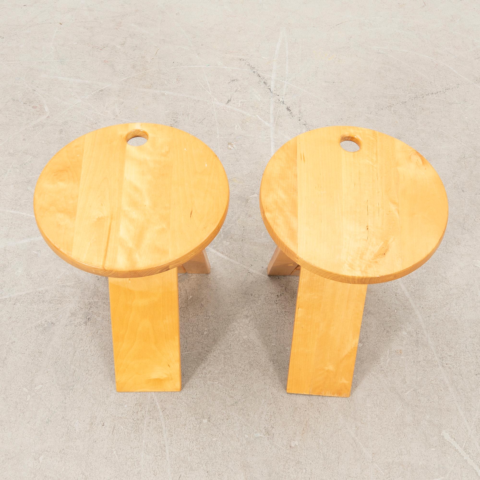 Roger Tallon, pallar ett par  "TS", Sentou, Paris, 1970-tal.