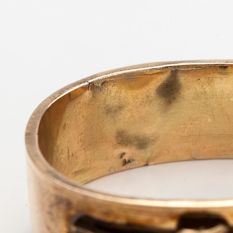 Armring, 14K (56) guld, St Petersburg.