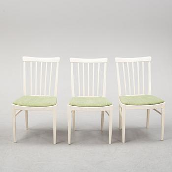 Carl Malmsten, matbord, stolar 4 st, karmstolar 2 st, "Herrgården", Bodafors, 1900-talet andra hälft.