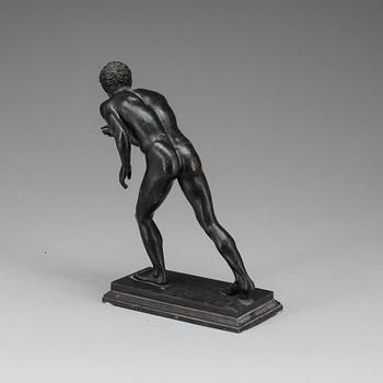 SKULPTUR, patinerad brons, 1800-talets slut.