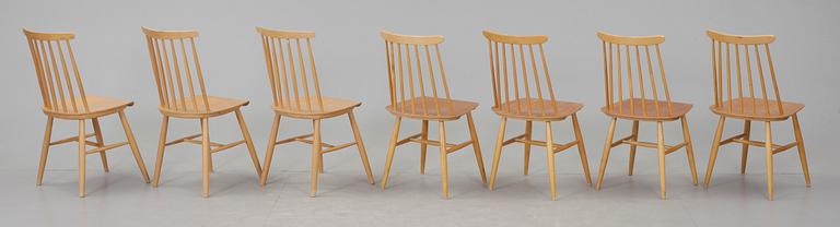 STOLAR, 7 stycken, bl.a. Fanett, 1900-tal.