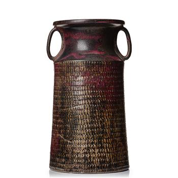 93. Stig Lindberg, a stoneware floor vase, Gustavsberg studio, Sweden 1967.