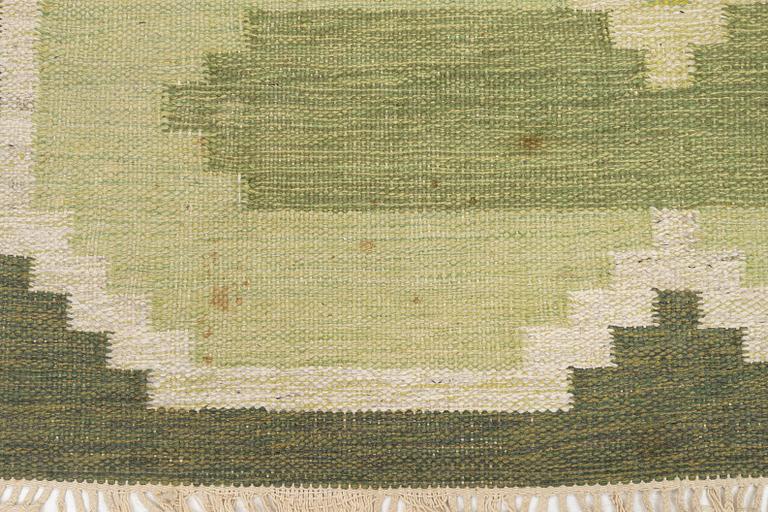 Rug, flat weave, Swedish handicraft, approx. 240 x 170 cm.