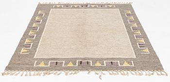 A swedish  1920-30s flat weave carpet, c 243 x 162 cm.
