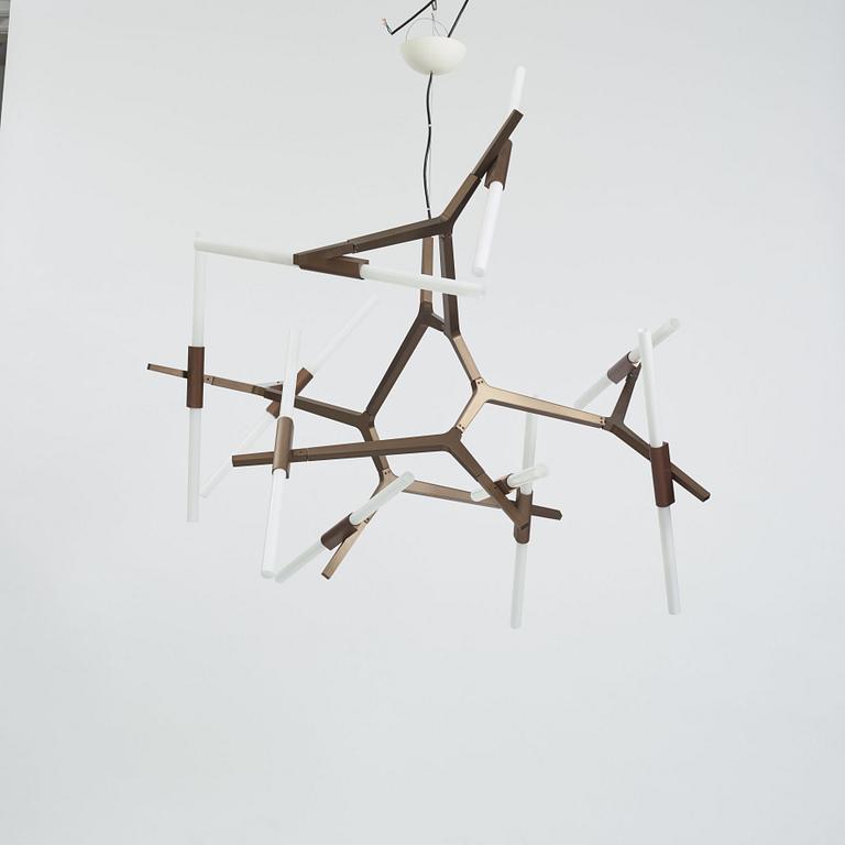 Lindsey Adelman, taklampa, "Agnes Chandelier 20", Roll and Hill, USA, efter 2010.