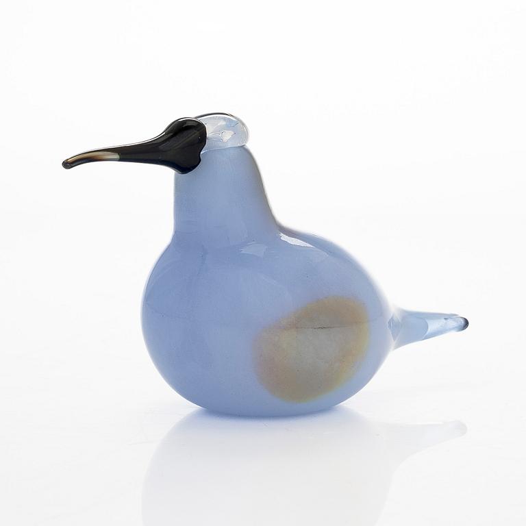 Oiva Toikka, A glass bird, "Sky curlew", second quality, signed O. T II Nuutajärvi.