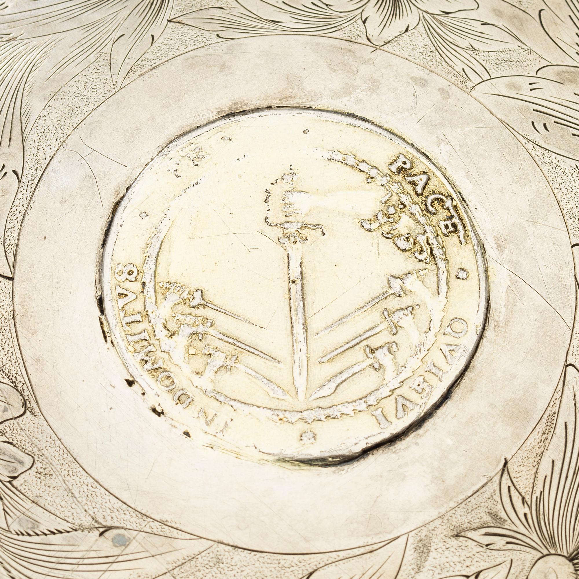 A SILVER TANKARD, possibly Finnish, late 17th century, unknown maker's hallmark, weight 808 g.