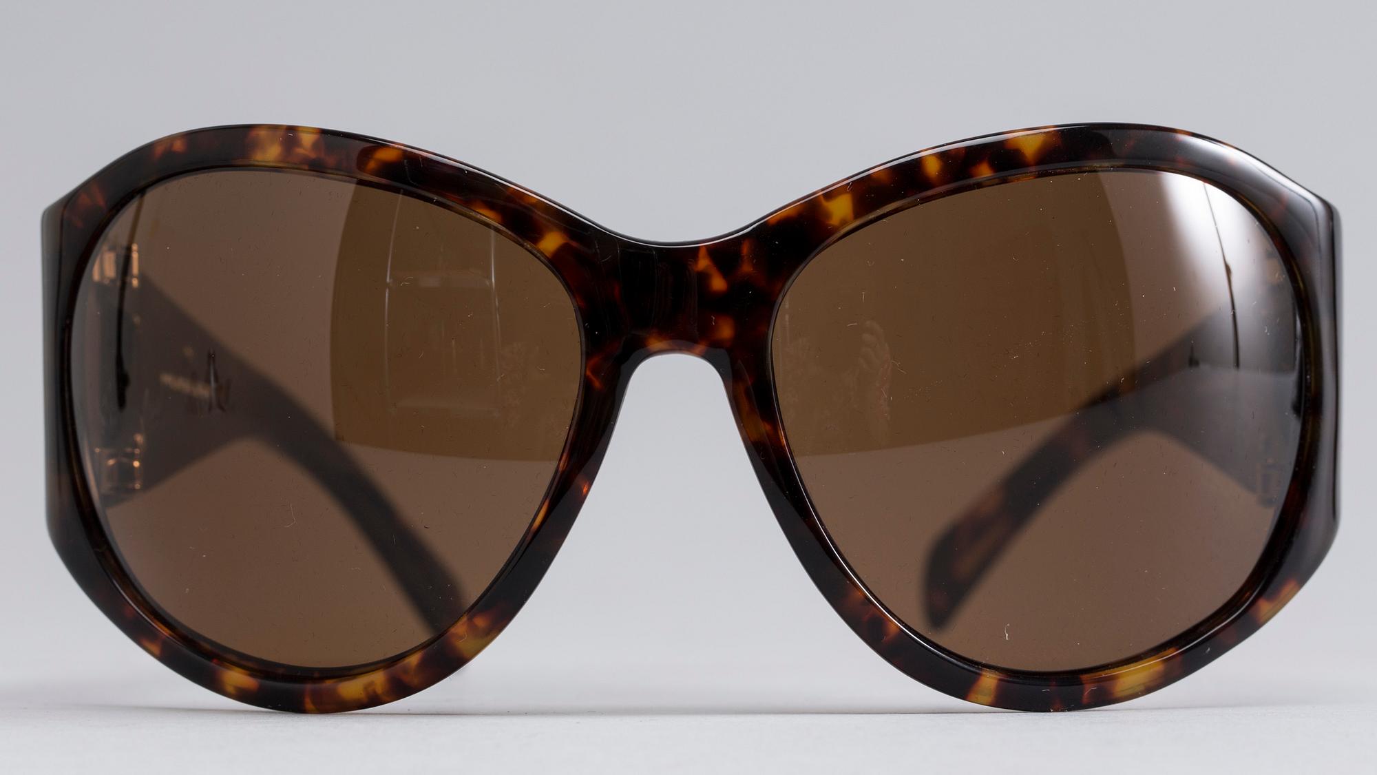 A pair of Thierry Mugler sunglasses.