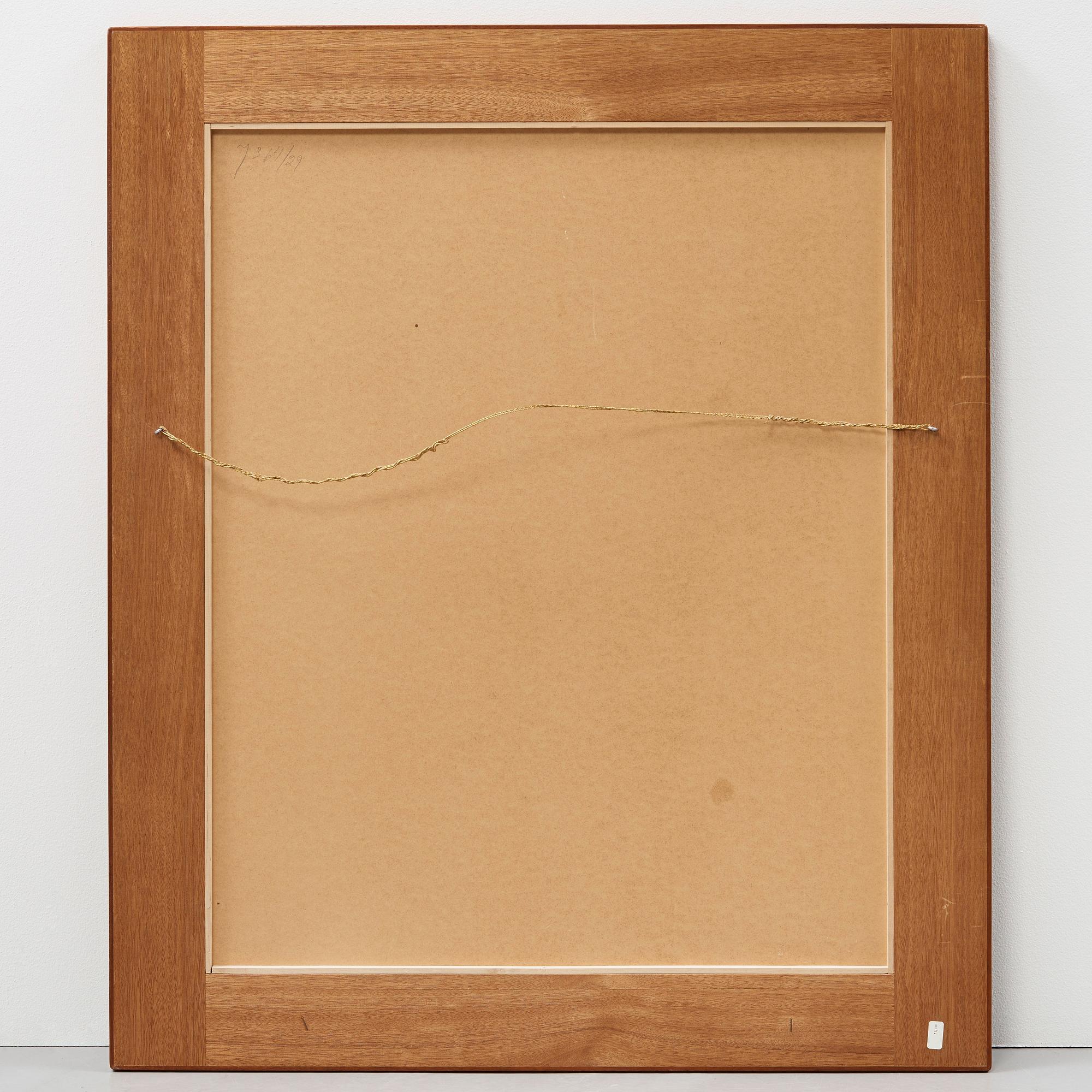 Josef Frank, A Josef Frank faux snakeskin mahoganyframed wall mirror, Svensk Tenn, Sweden 1950-60's.