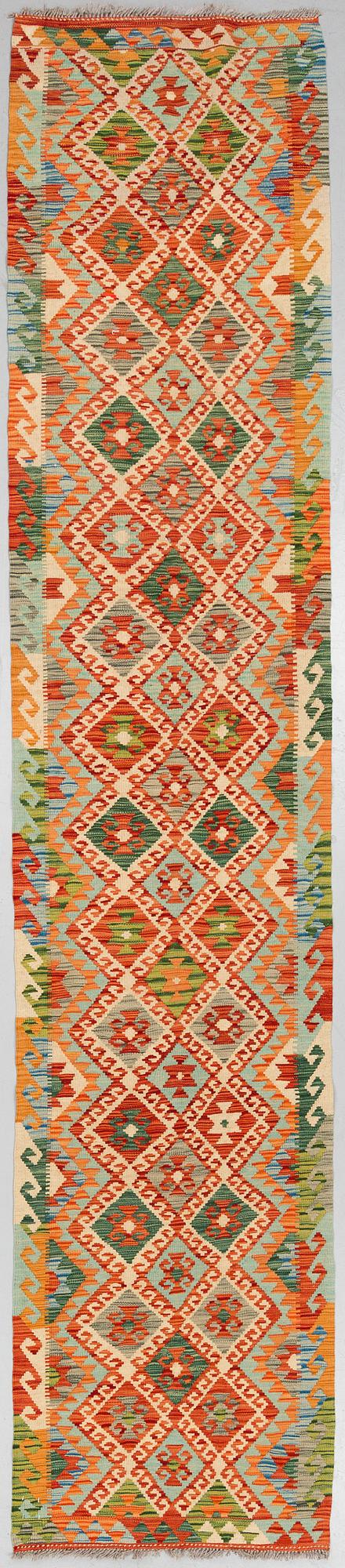 GALLERIMATTA, Kelim, ca 390 x 77 cm.