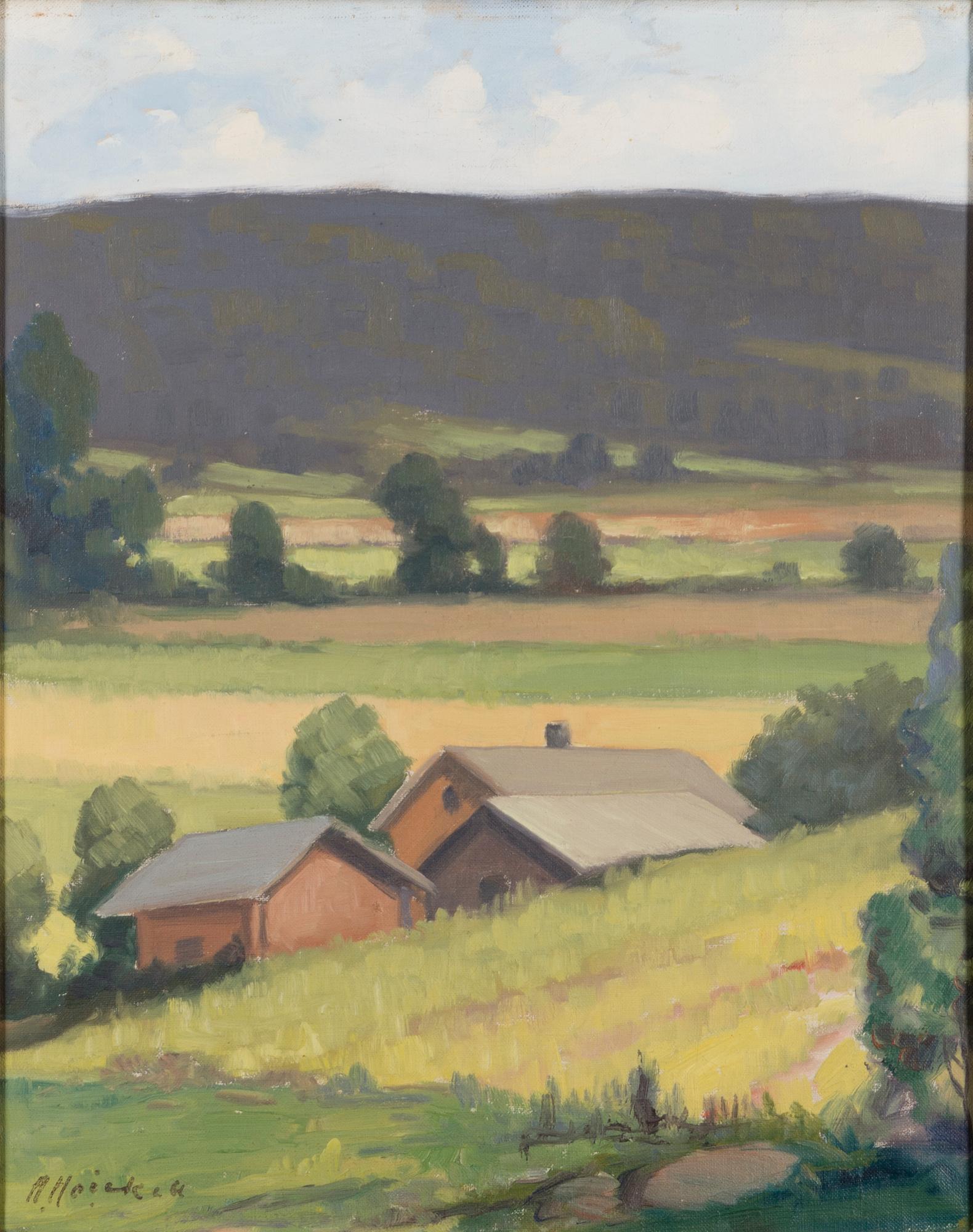ARTHUR HEICKELL, olja på duk, signerad.