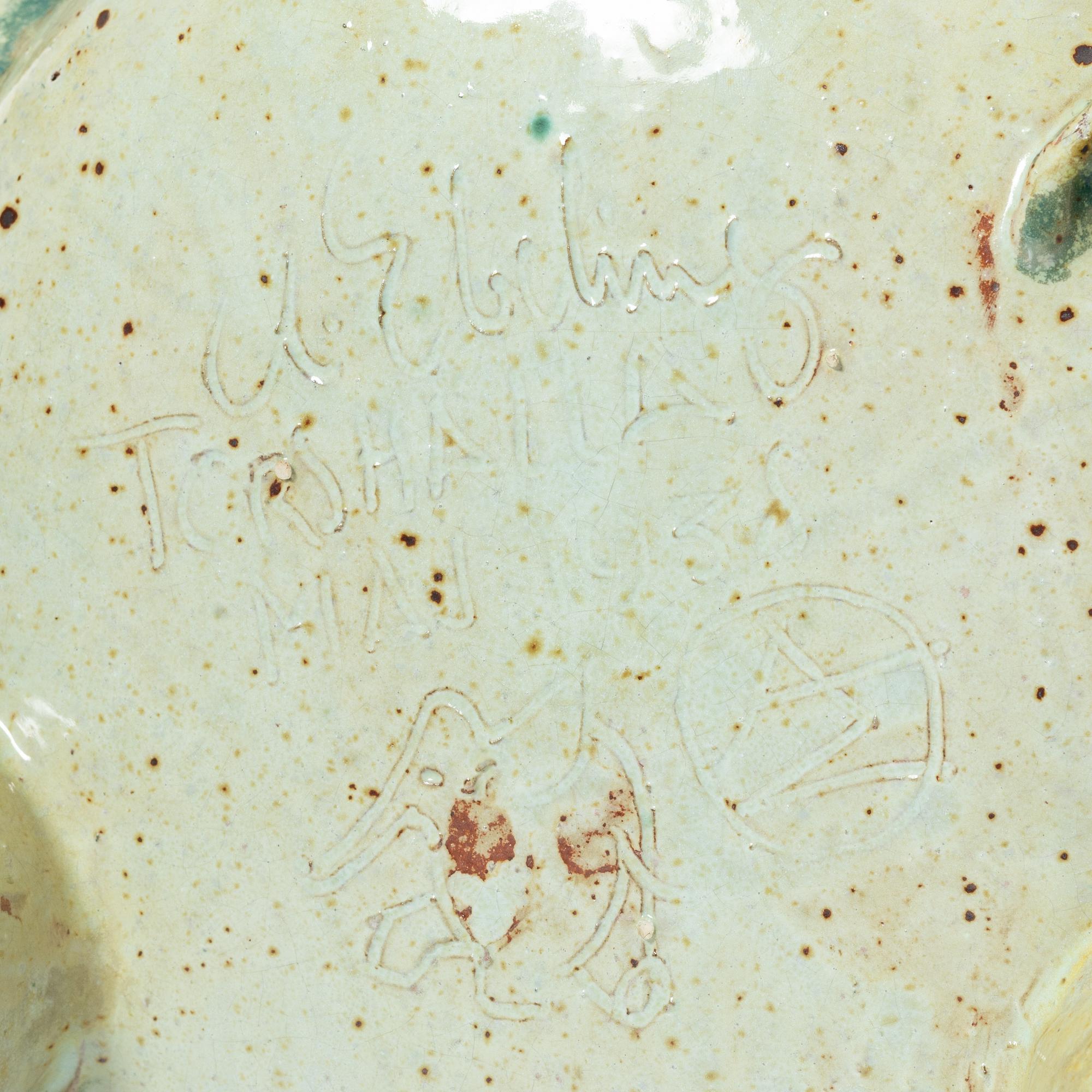 Allan Ebeling, a glazed ceramic tureen with cover, Torshälla 1938.