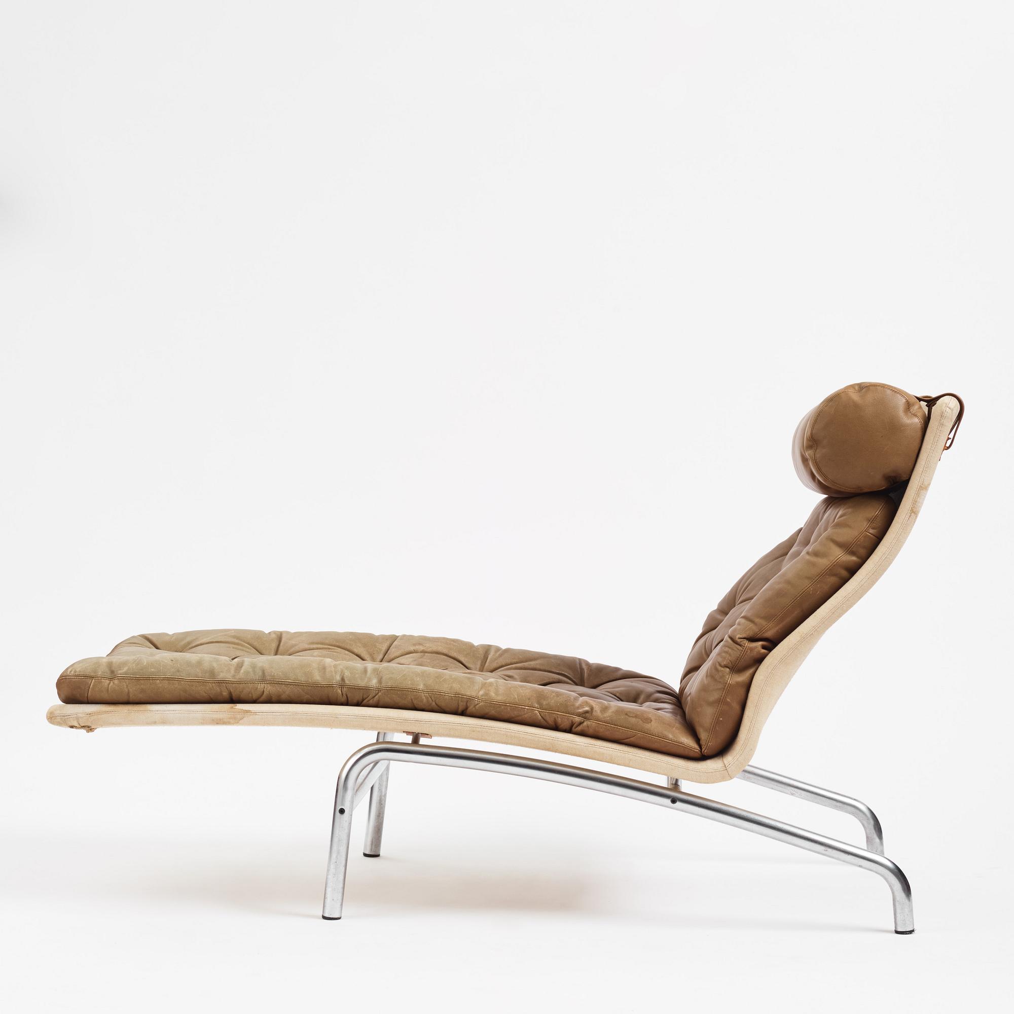Arne Vodder, a lounge chair, Erik Jørgensen, Svendborg, Denmark, 1970s.