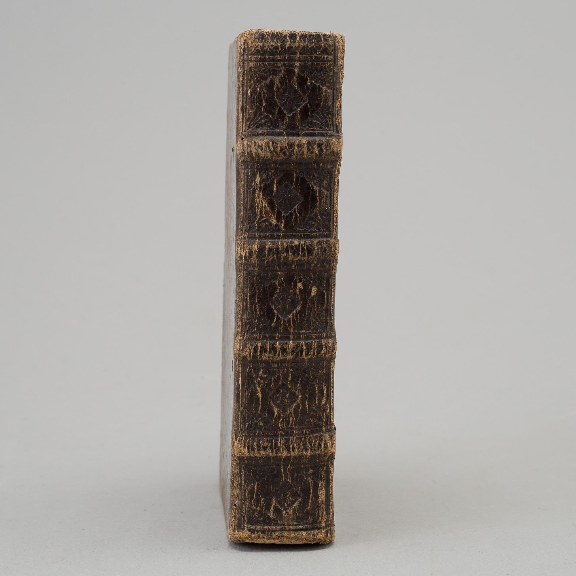 A BOOK, Christian Steiff, Leipzig 1705.