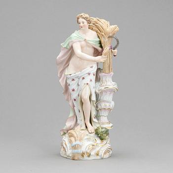 FIGURIN, porslin, Meissen 1800-tal.