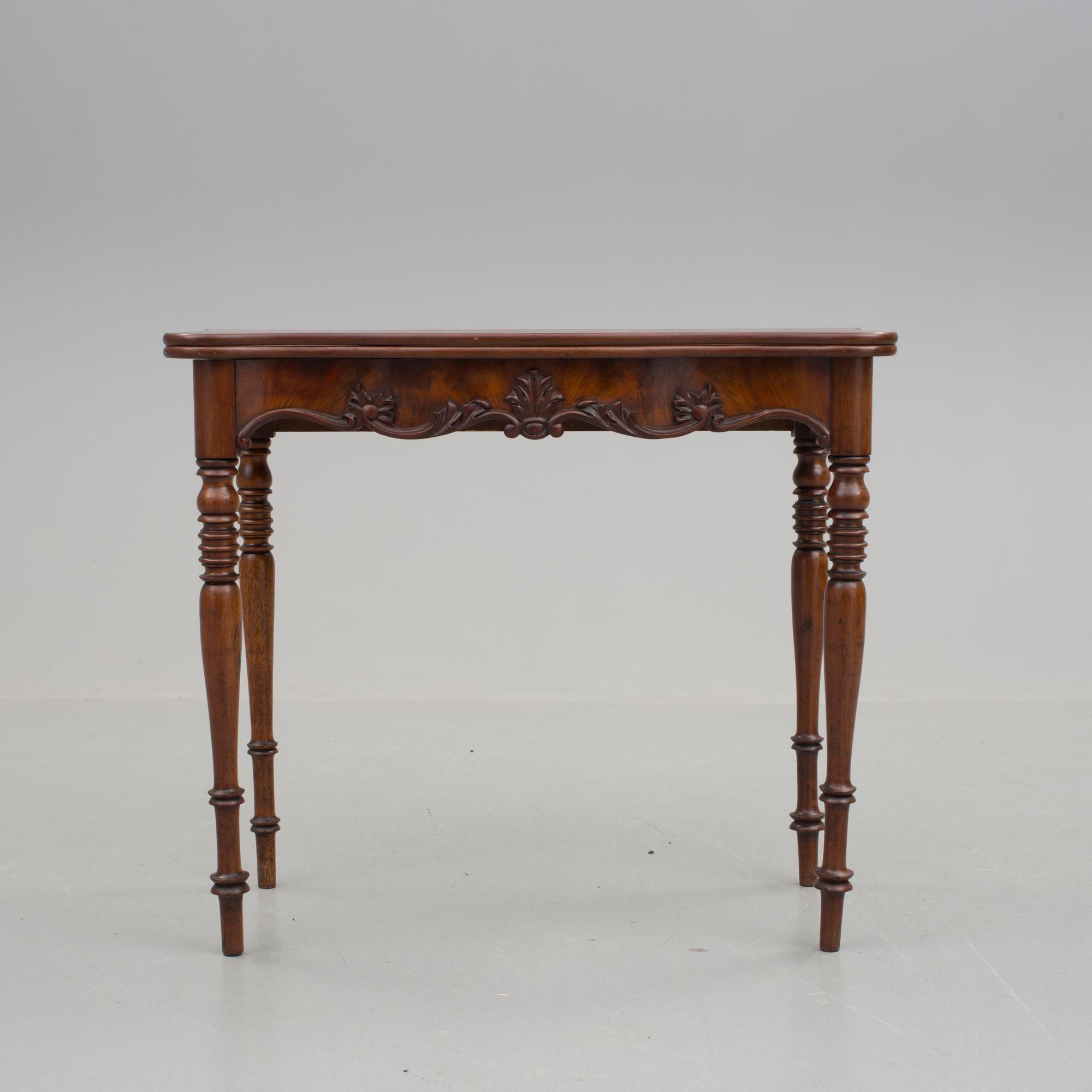 SPELBORD, senempire, 1800-talets mitt.