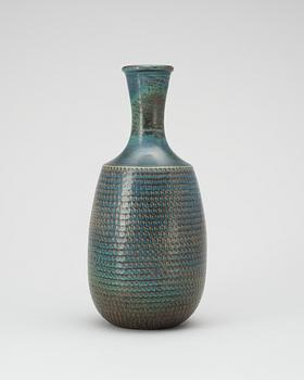 A Stig Lindberg stoneware vase, Gustavsberg Studio, 1966.