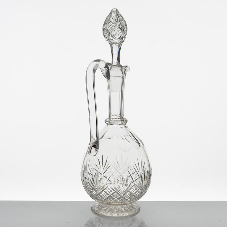 Glasservis, 118 delar, sannolikt Baccarat, Frankrike.