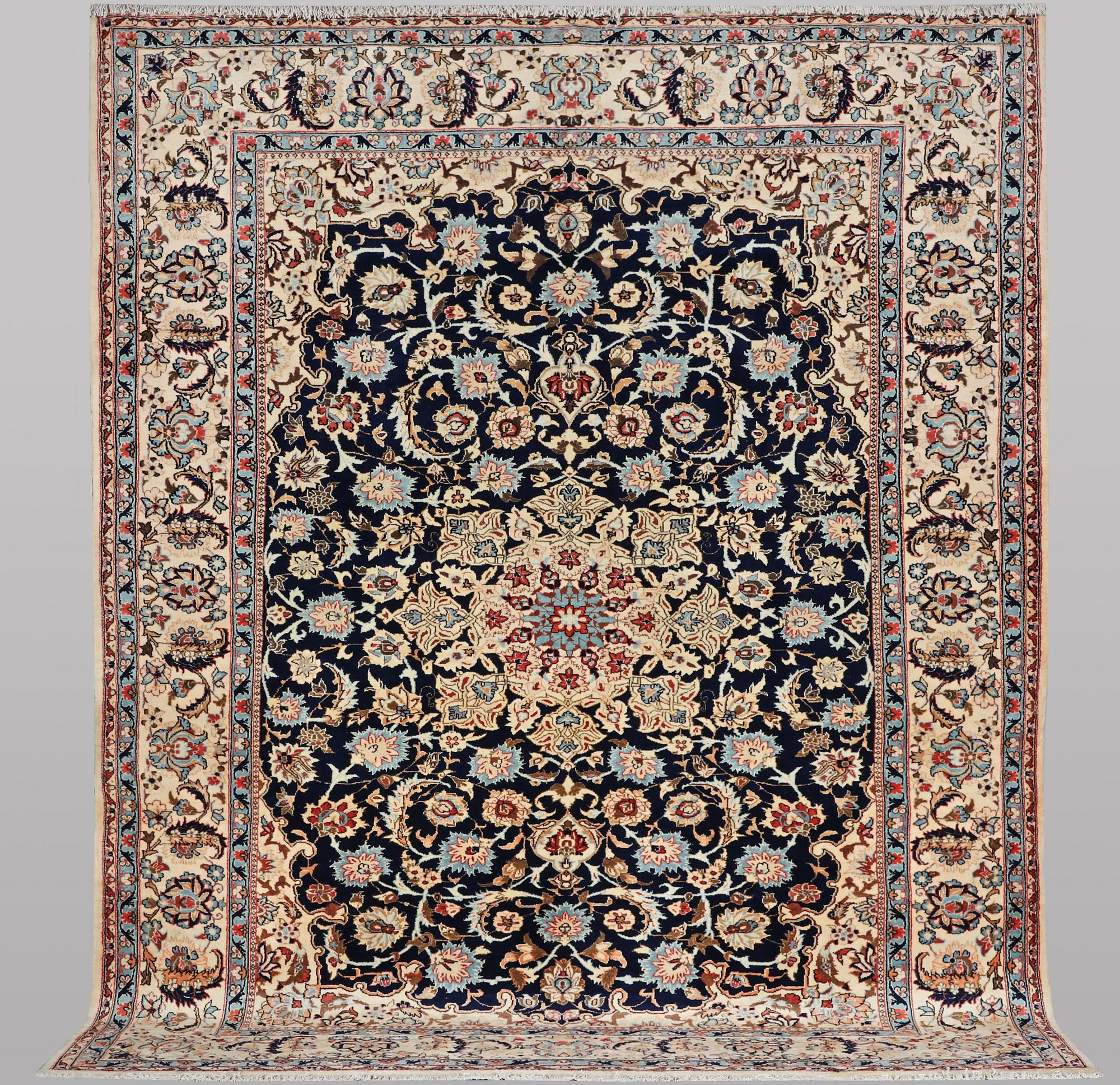 A carpet, Najafabad, ca 342 x 268 cm.
