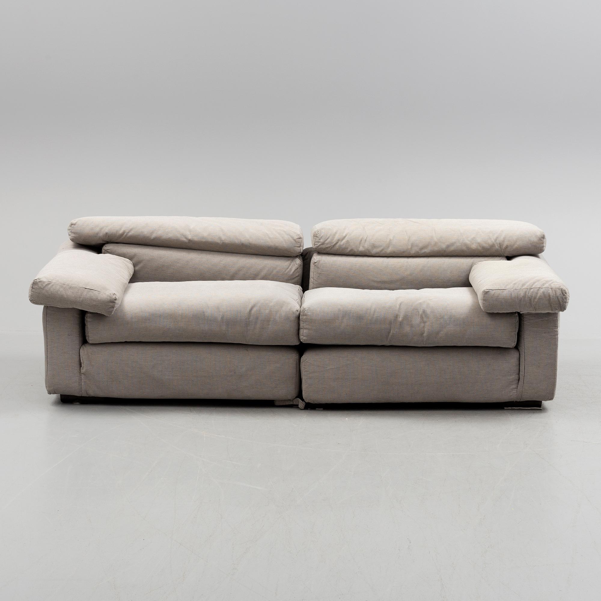 A AFRA SCARPA & TOBIA SCARPA "Erasmo" B&B Italia sofa, second half of the 20th century.