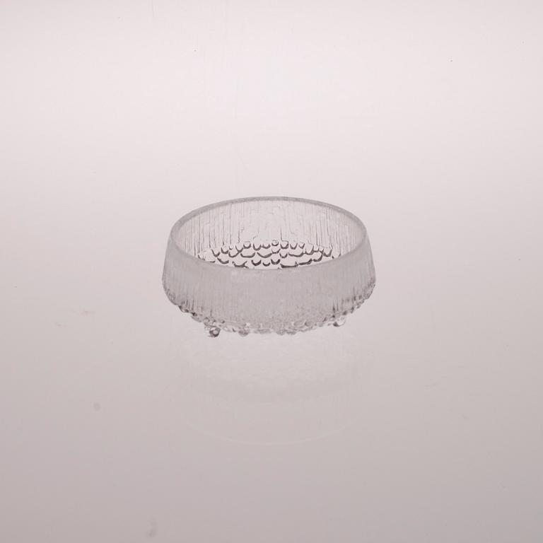 SKÅLAR, 14 delar, glas, "Ultima thule", Tapio Wirkkala, Iittala, 1900-talets andra hälft.