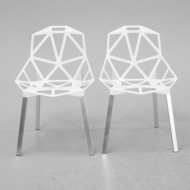 Konstantin Grcic, stolar, 6 st, "Chair One Stacking Chair", Magis, Italien.