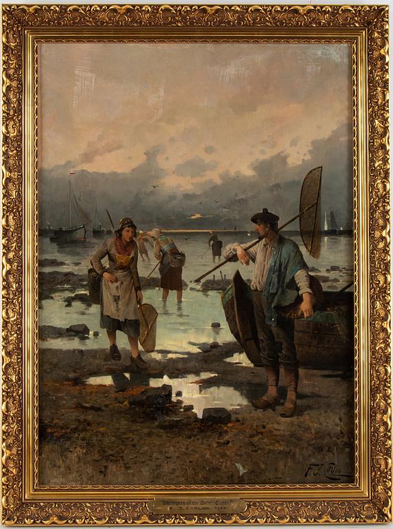 Unknown artist, 19th Century, oil on canvas, signed FJ Carlton.