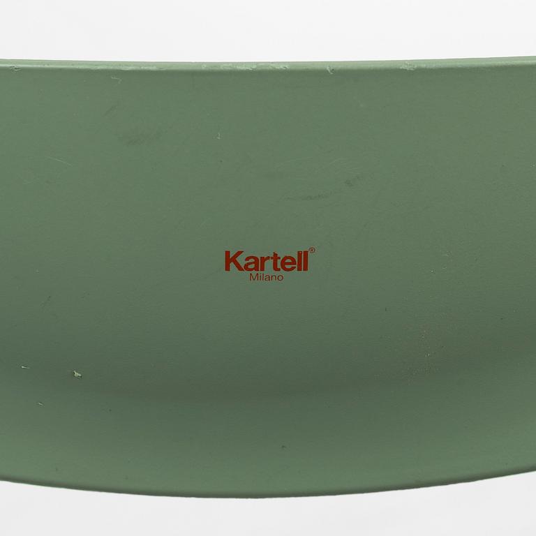 Philippe Starck and Eugeni Quitllet, bar stools, a pair, "Masters stool, Kartell, Italy.