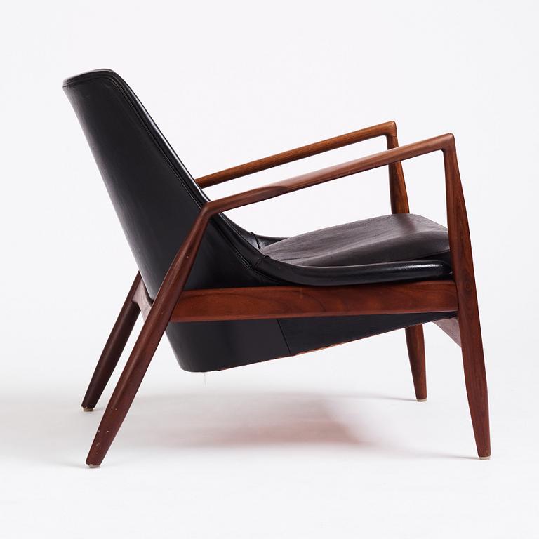 Ib Kofod Larsen, a 'Sälen' (Seal) armchair, Olof Perssons Fåtöljindustri (OPE), Jönköping, Sweden 1950-60s.