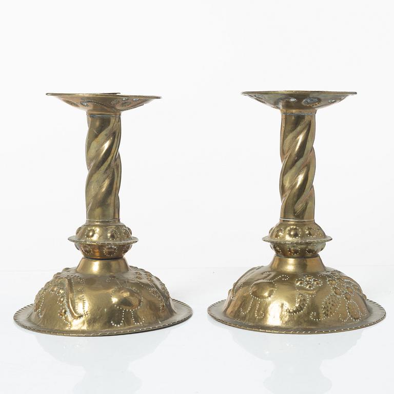 Candelabras a pair, Baroque style, 18th/19th century.