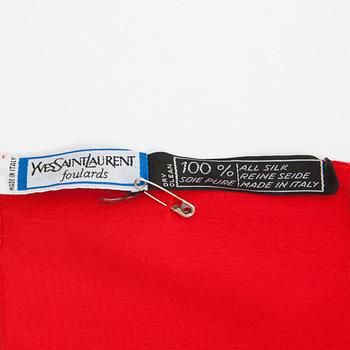 YVES SAINT LAURENT, a silk shawl.