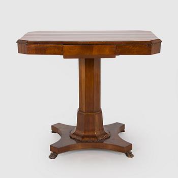 Sohva ja pöytä, biedermeier-tyyli, 1800-luvun loppupuoli.