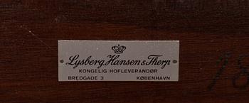 MATSALSMÖBLEMANG, 10 delar, regencystil, bl a Lysberg & Hansen, Danmark, 1900-tal.