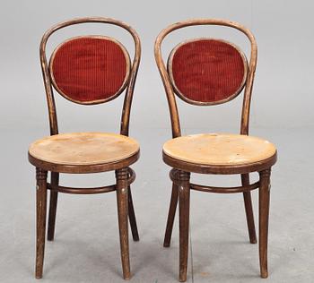 CAFÉSTOLAR, 6 st, 1900-talets första hälft.