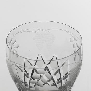 Glasservis, 75 delar, "Rut Blom", Boda.
