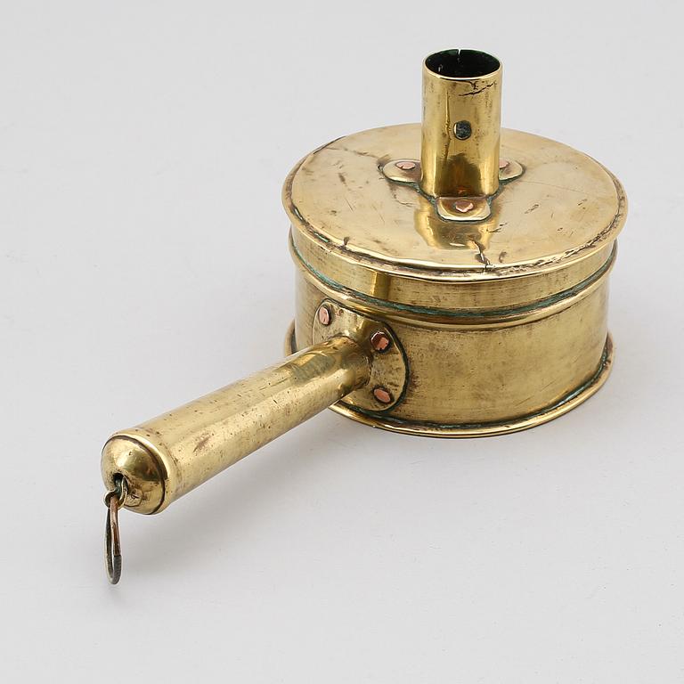 NATTLJUSSTAKE, mässing, 1700-tal.