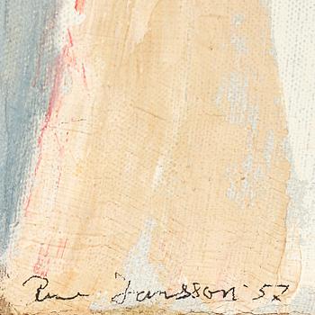 Rune Jansson, oil on canvas, signed and dated -57.