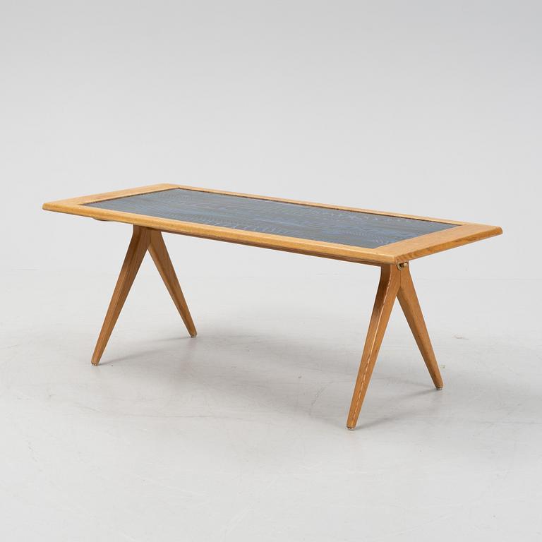 A 1950s coffee table by Stig Lindberg, Gustavsberg, Nordiska Kompaniet.