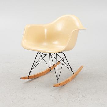 Charles & Ray Eames, a "RAR" rocking chair, Herman Miller, USA, 1961.