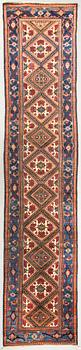 A semiantique Nahavand runner ca 502 x 106 cm.