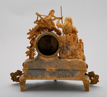 BORDSUR, bronserad metall, rokokostil, 1800-/1900-tal.