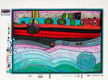 389. Friedensreich Hundertwasser, "Look at it on a rainy day (The Regentag portfolio)".