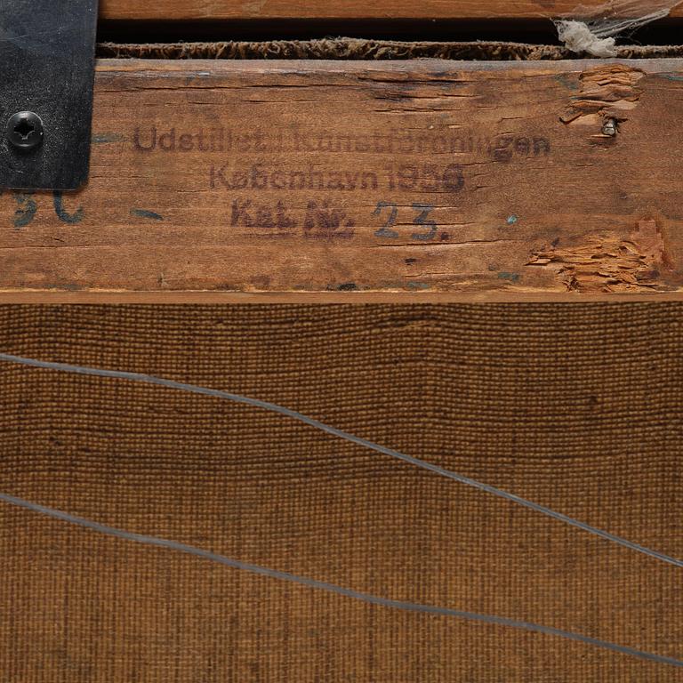 Carl Fredrik Hill, "Jordkällare med figur, Luc-sur-Mer".